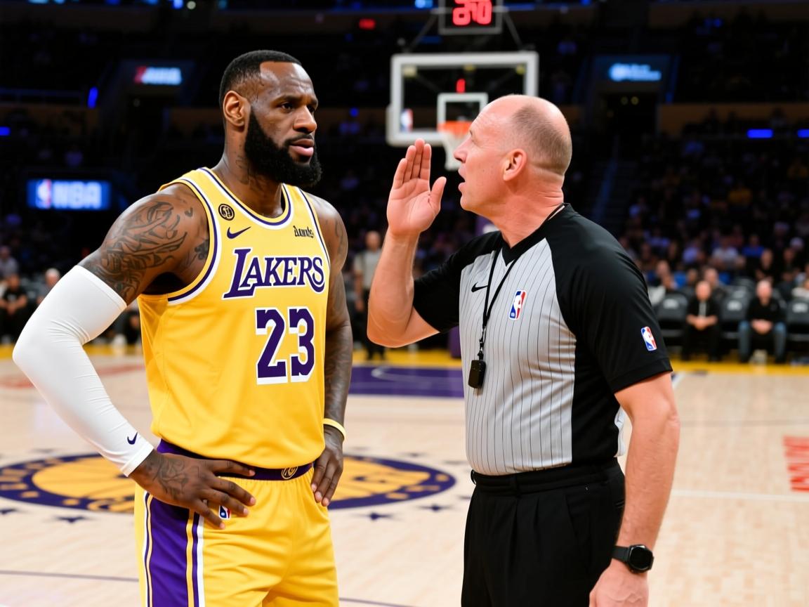 NBA-湖人胜鹈鹕詹姆斯赛中向裁判抱怨  第2张